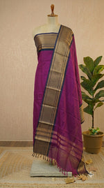 Dark Rani Pink Kanchi Cotton Dress Material 