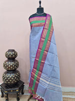 Steel Grey Kanchi Cotton Dress Material 