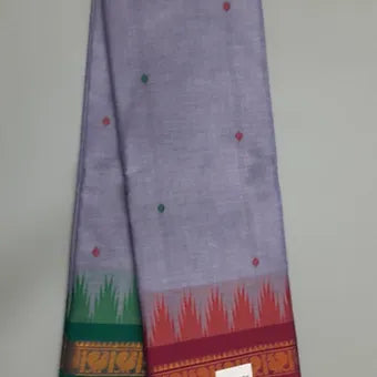 Lavender Kanchi Cotton Saree