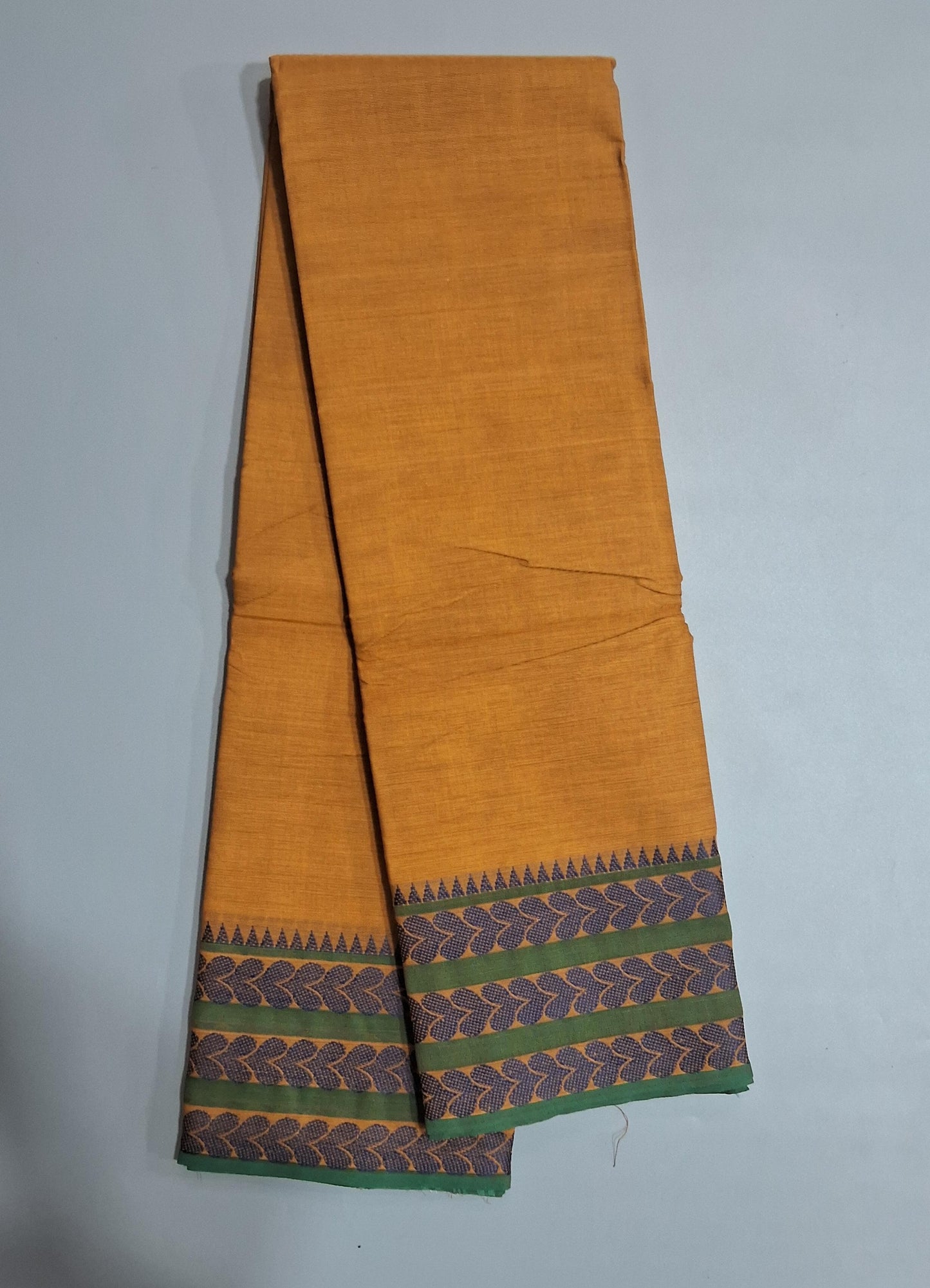 Brown Kanchi Cotton Saree