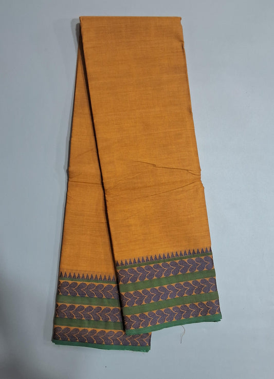 Brown Kanchi Cotton Saree