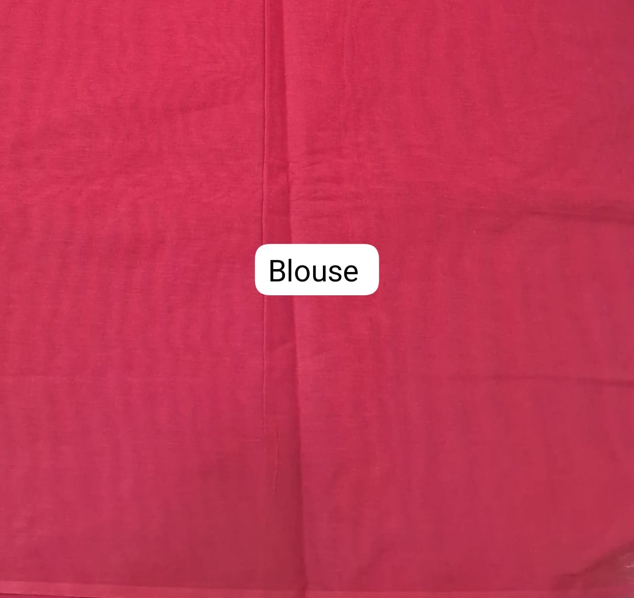 Dark Pink Kanchi Cotton Saree blouse