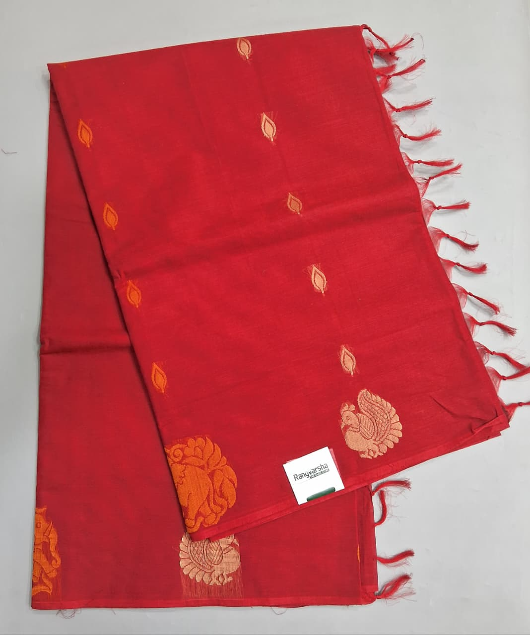 Dark Pink Kanchi Cotton Saree