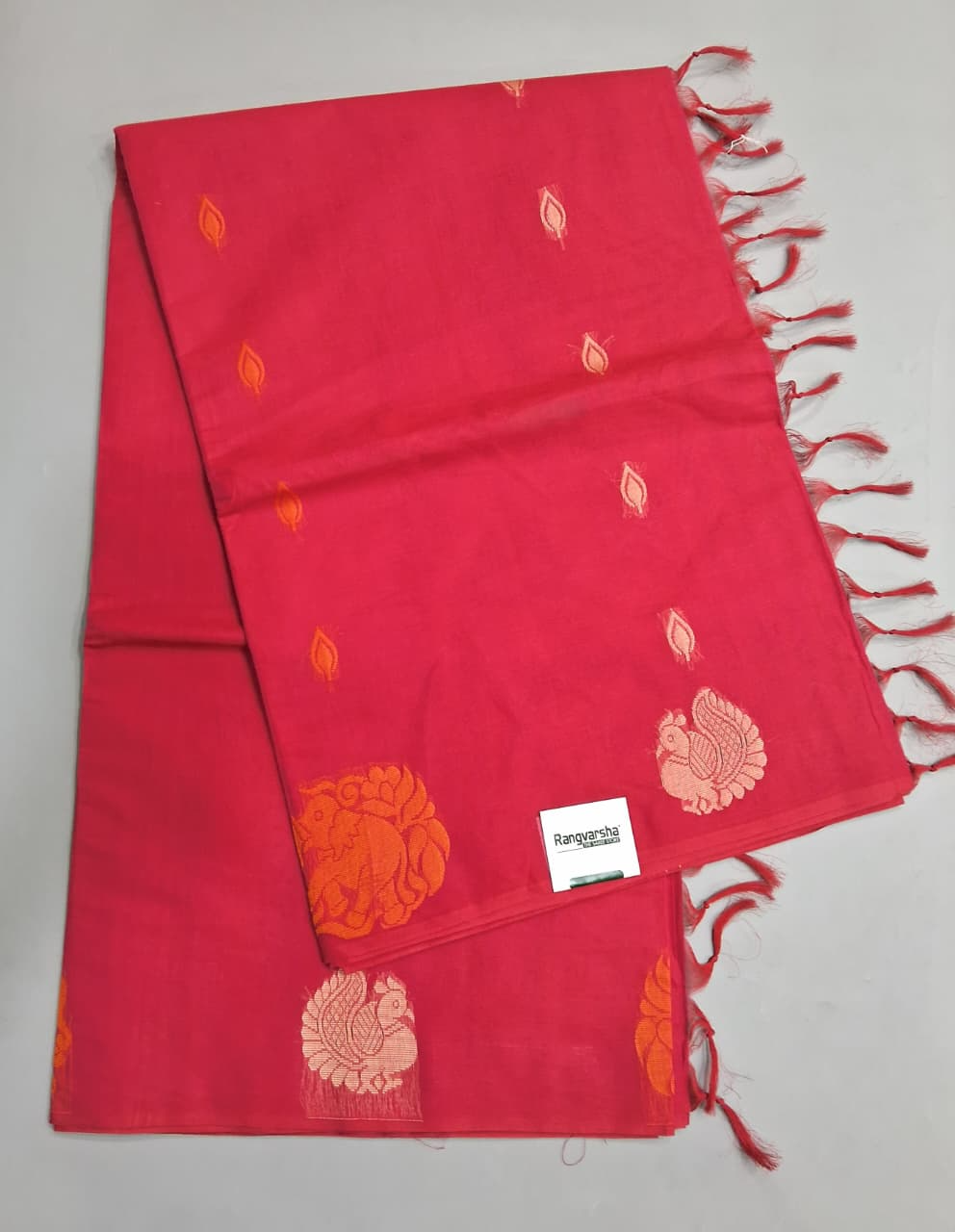 Pink Kanchi Cotton Saree