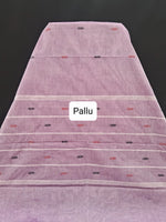 Lavender Kanchi Cotton Saree Pallu