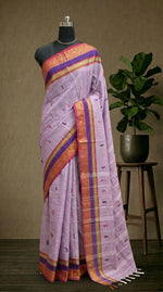 Lavender Kanchi Cotton Saree
