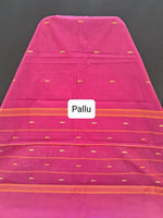 Dark Pink Kanchi Cotton Saree pallu