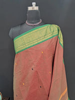 Brown Kanchi Cotton Saree  1