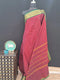 Maroon Kanchi Cotton Saree