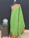 Green Kanchi Cotton Saree online 