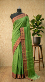 Green Kanchi Cotton Saree