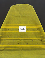  Ethnic Leaf Green Kanchi Cotton Saree Pallu