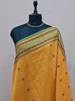 Yellow Kanchi Cotton Saree 1