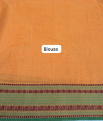 Yellow Kanchi Cotton Saree Blouse