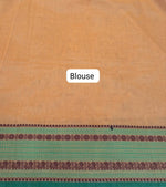 Light Mustard Yellow Kanchi Cotton Saree  Blouse