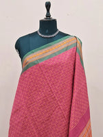 Pink Kanchi Cotton Saree 1