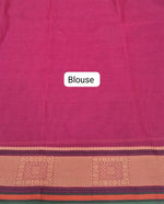 Pink Kanchi Cotton Saree blouse