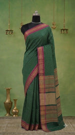 Green Kanchi Cotton Saree