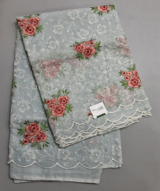 Grey Kota Saree
