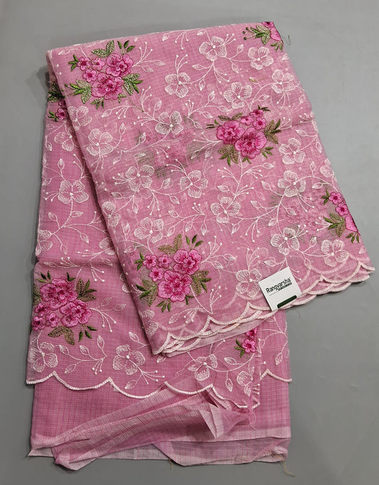 Pink Kota Saree