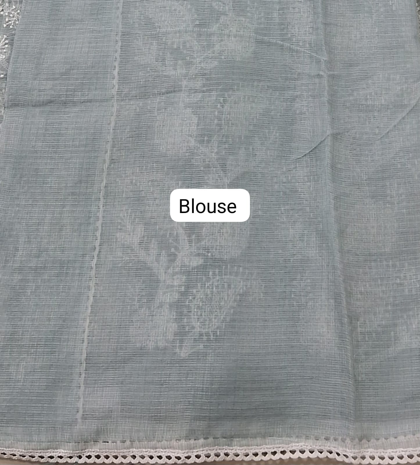 Grey Kota Saree blouse