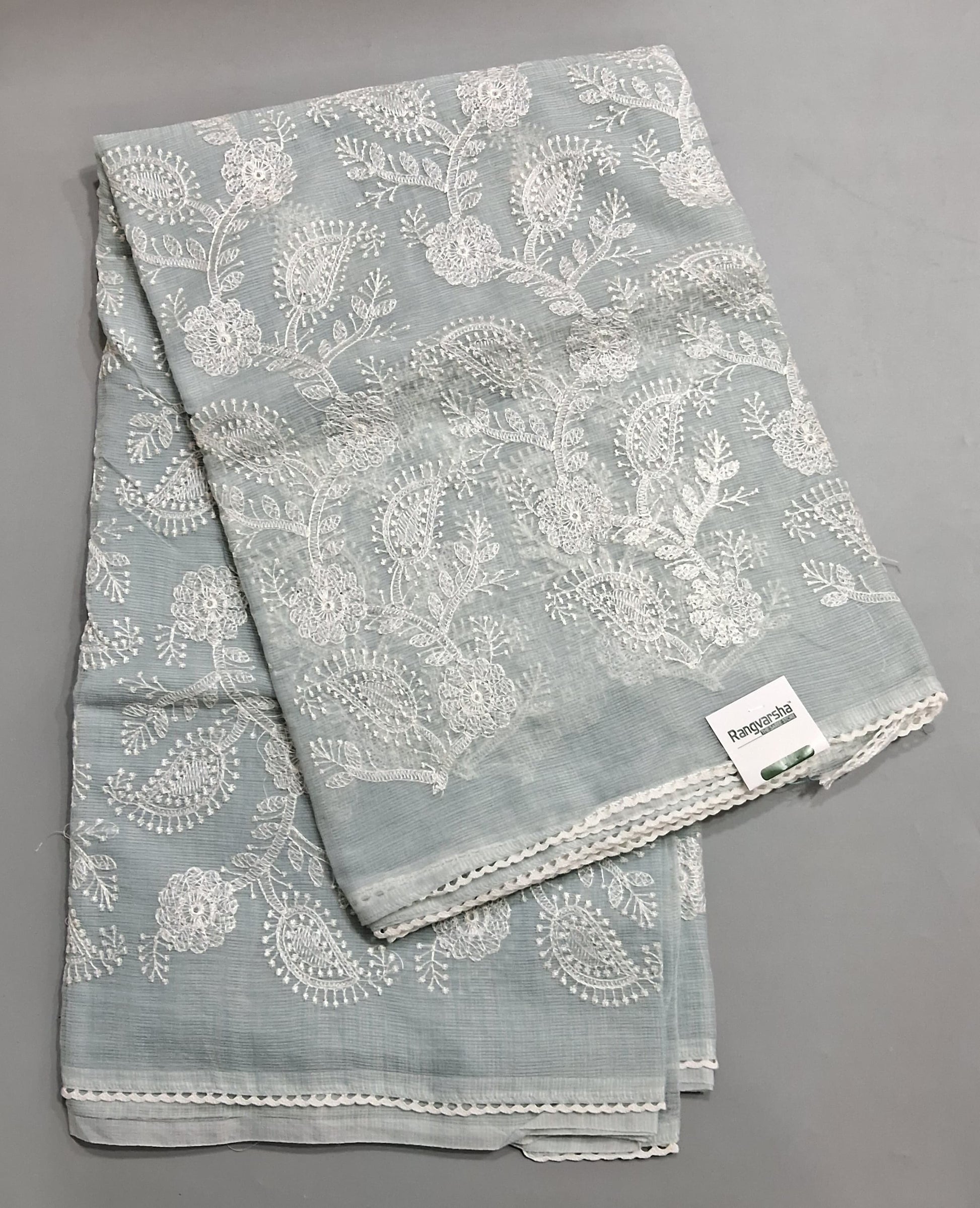 Grey Kota Saree