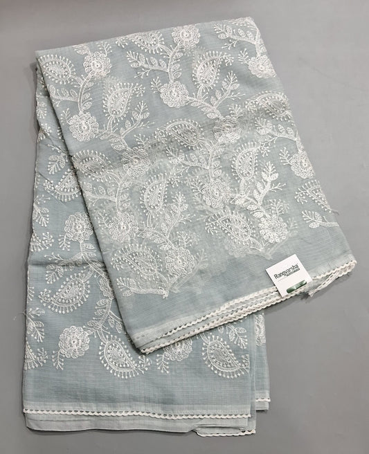 Grey Kota Saree