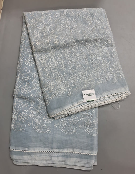 Grey Kota Saree