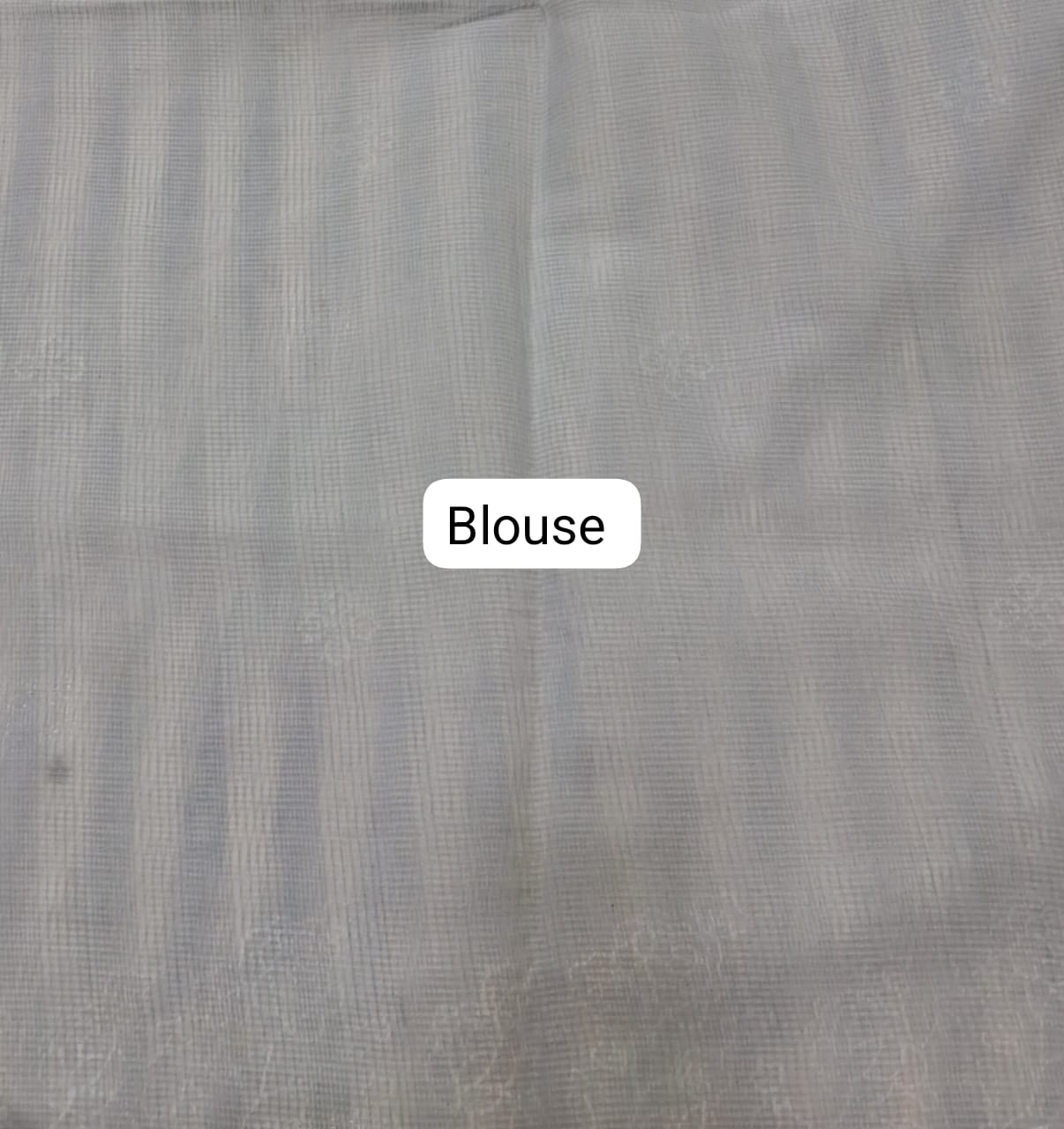 Embroiderd Grey Kota Saree blouse