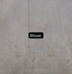 White Pure Cotton Kota Saree Blouse
