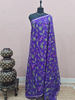 Purple Cotton Kota Saree 
