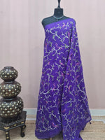 Elegant Purple Cotton Kota Saree 