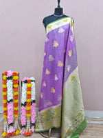 Lavender Fancy Kota Saree
