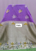 Lavender Fancy Kota Saree pallu