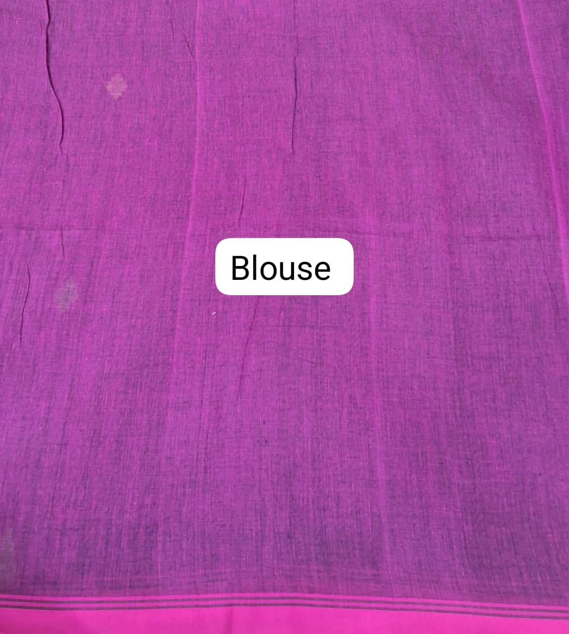 Purple Shaded Jamdani Cotton Saree Blouse