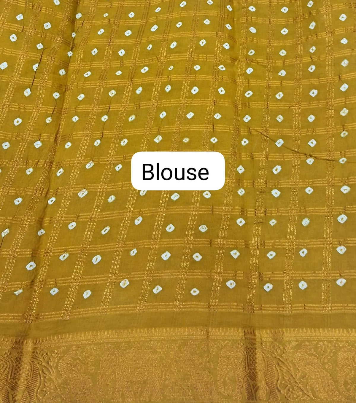 Lime Yellow Kaikattu Sungudi Handloom Cotton Saree Blouse