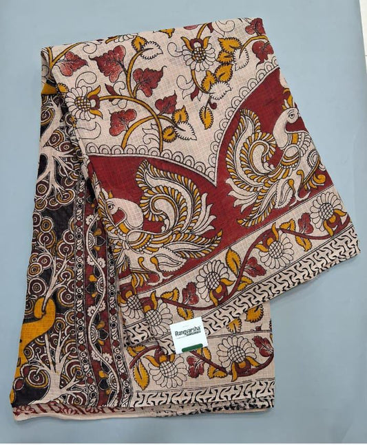 Beige Kota Saree 