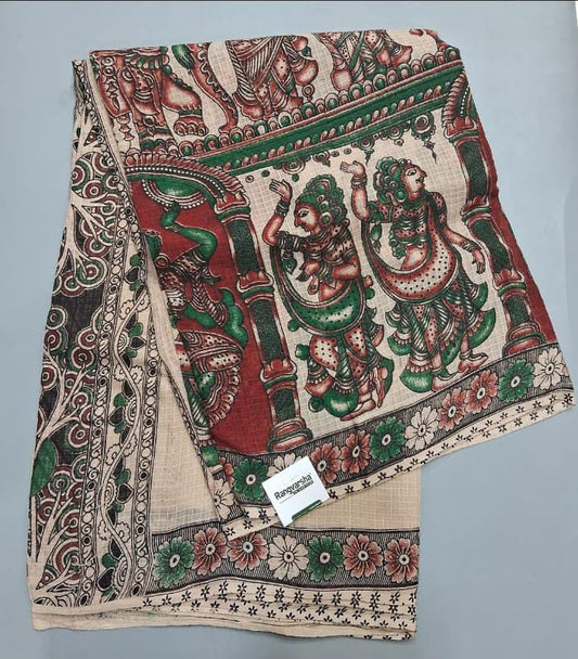Beige Kota Saree 