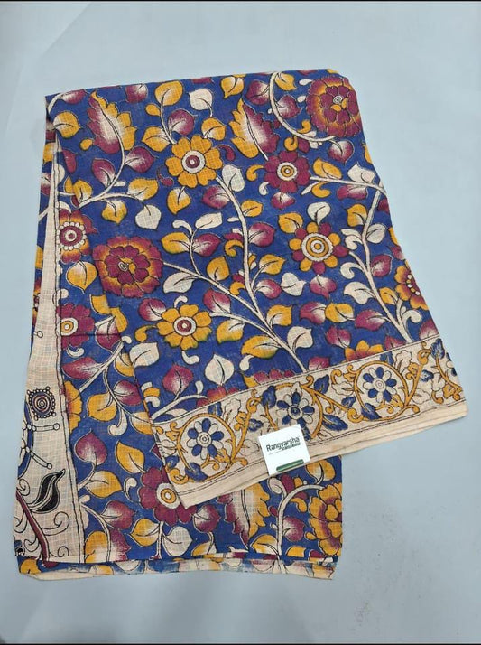 Navy Blue Kota Saree