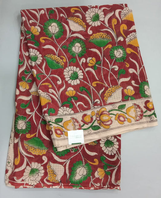 Maroon Kota Saree 