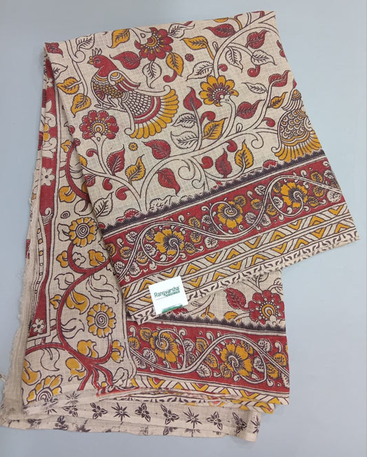 Cream Kota Saree