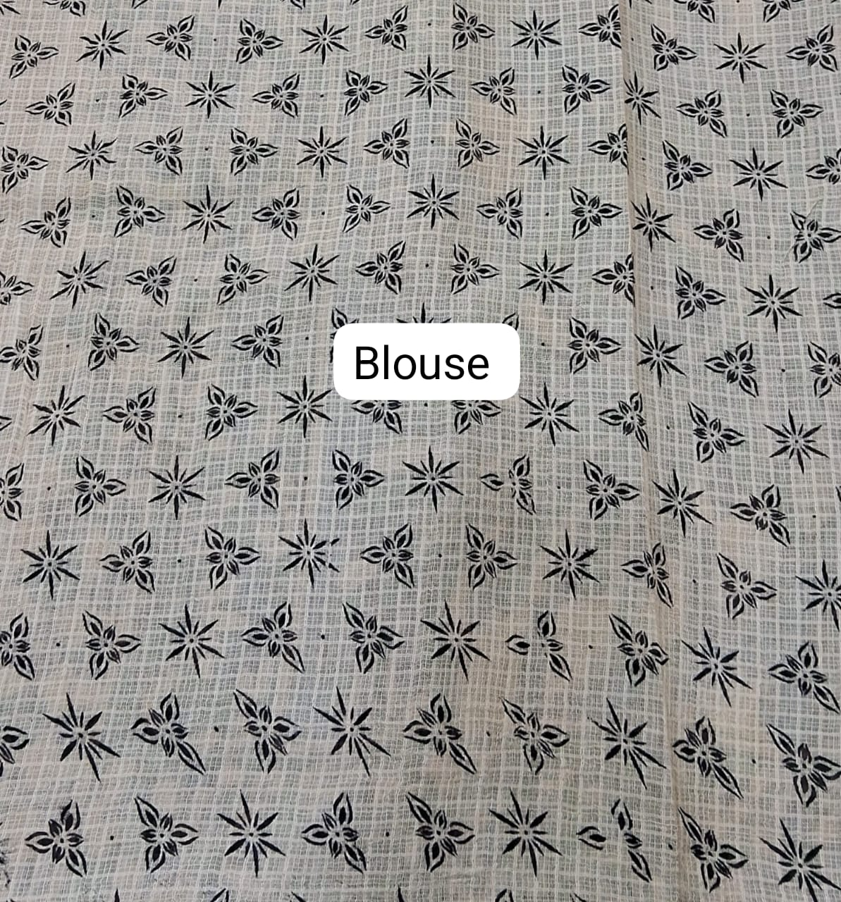 Bright Green Kota Saree Blouse