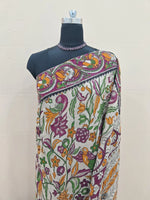 Elegant Beige Kalamkari Kota Saree  