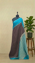 Dark Brown Pure Kanchi Pattu saree