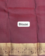 Black Pure Kanchi Pattu Saree blouse