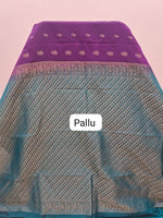 Wine Pure Kanchi Pattu Saree pallu
