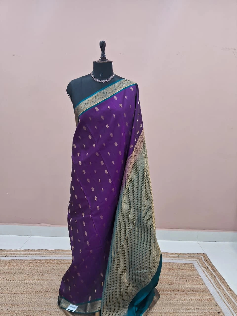 Purple Pure Kanchi Pattu Saree 