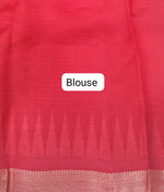 Yellow Pure Kanchi Pattu Saree blouse