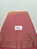 Orange Pure Kanchi Pattu Saree pallu