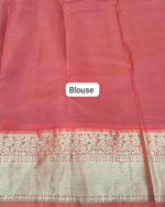 Bottle Green Pure Kanchi Pattu Saree Blouse